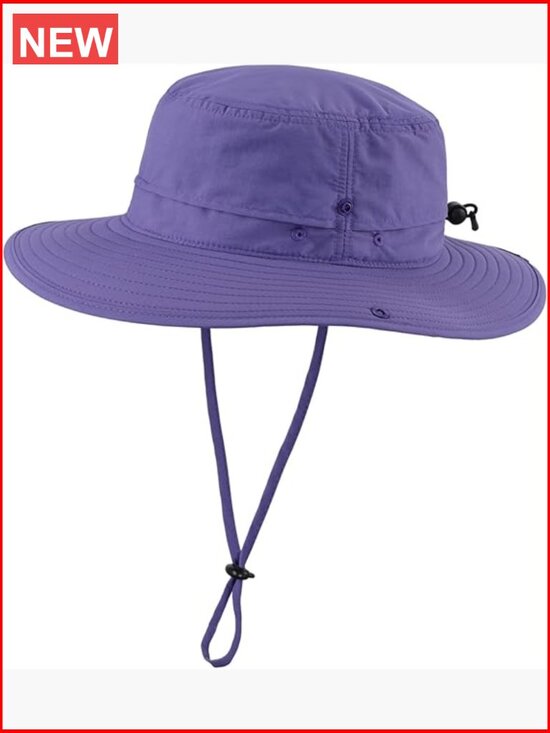 UPF 50+ Sun Hat for Men Women Outdoor UV Protection Safari Cowboy Hat main image 7